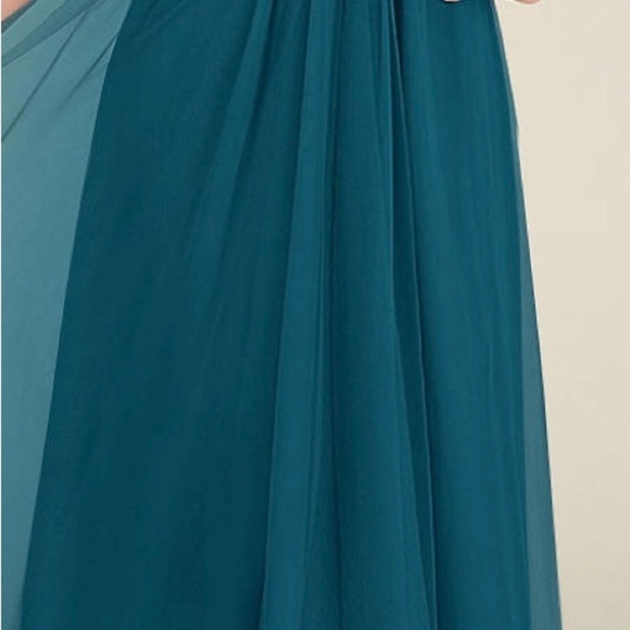 AZAZIE Nanette Ink Blue Evening/Formal Dress Size 18 - Picture 5 of 9